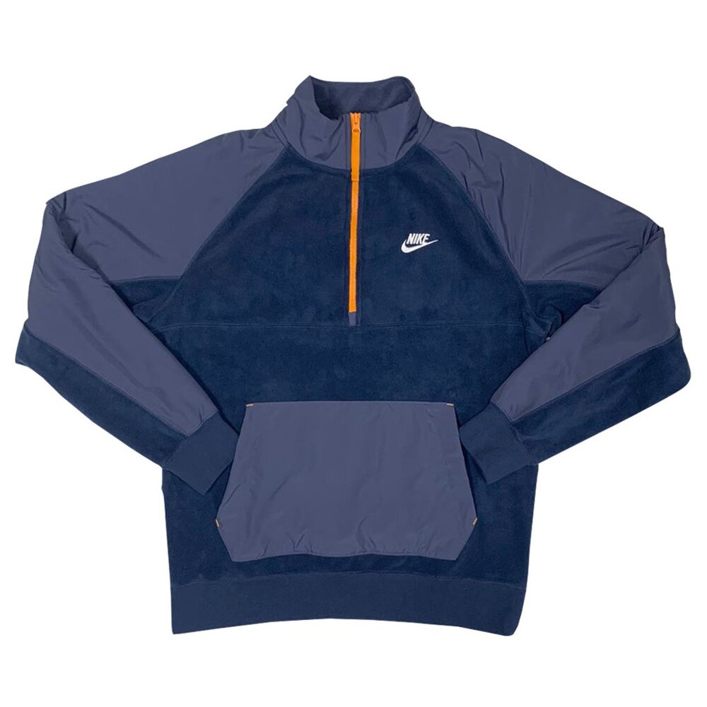 Nike Men Polar Fleece Jacket Blue Purple  Size M New With Tags